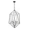 Z-Lite Geo 6 Light Chandelier, Matte Black 918-35MB-CH - alternate 5